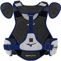 Mizuno Adult Samurai Chest Protector, Navy/Grey