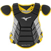 Mizuno Adult Samurai Chest Protector, Black/Yellow