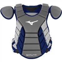 Mizuno Adult Samurai Chest Protector, Navy/Grey