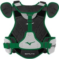 Mizuno Intermediate Samurai Chest Protector, Black/Green