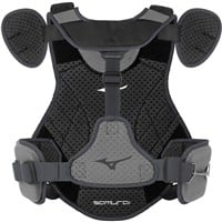 Mizuno Intermediate Samurai Chest Protector, Black/Grey