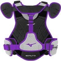 Mizuno Intermediate Samurai Chest Protector, Black/Purple