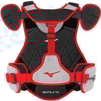 Mizuno Intermediate Samurai Chest Protector, Black/Red