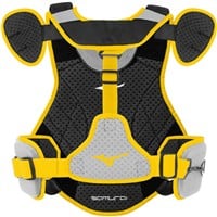 Mizuno Intermediate Samurai Chest Protector, Black/Yellow