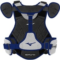Mizuno Intermediate Samurai Chest Protector, Navy/Grey