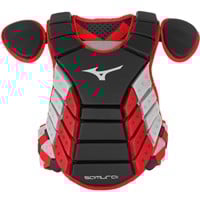 Mizuno Intermediate Samurai Chest Protector, Black/Red