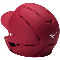 Mizuno Adult B6 Solid Batting Helmet, Red