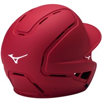 Mizuno Adult B6 Solid Batting Helmet, Red