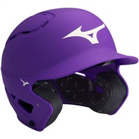 Mizuno Adult B6 Solid Batting Helmet, Red