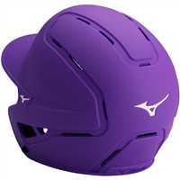 Mizuno Adult B6 Solid Batting Helmet, Red