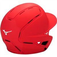 Mizuno Adult B6 Solid Batting Helmet, Red
