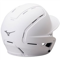 Mizuno Adult B6 Solid Batting Helmet, White