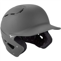 Mizuno Adult B6 Solid Batting Helmet, Grey
