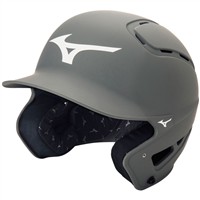 Mizuno Adult B6 Solid Batting Helmet, Grey