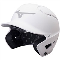 Mizuno Adult B6 Solid Batting Helmet, White