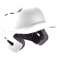 Mizuno Youth B6 Solid Batting Helmet, White
