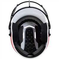 Mizuno F6 2-Tone Fastpitch Softball Batting Helmet, White/Red