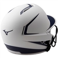 Mizuno Youth F6 2-Tone Fastpitch Softball Batting Helmet, White/Navy