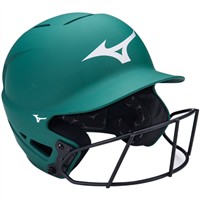 Mizuno F6 Solid Fastpitch Softball Batting Helmet, White
