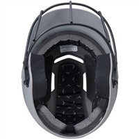 Mizuno F6 Solid Fastpitch Softball Batting Helmet, Grey