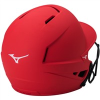 Mizuno F6 Solid Fastpitch Softball Batting Helmet, Red