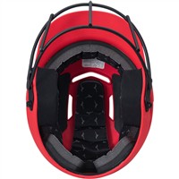 Mizuno F6 Solid Fastpitch Softball Batting Helmet, Red
