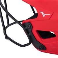 Mizuno F6 Solid Fastpitch Softball Batting Helmet, Red