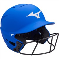 Mizuno F6 Solid Fastpitch Softball Batting Helmet, Royal