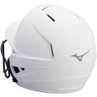 Mizuno F6 Solid Fastpitch Softball Batting Helmet, White