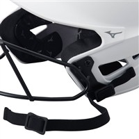 Mizuno F6 Solid Fastpitch Softball Batting Helmet, White