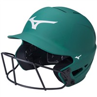 Mizuno F6 Solid Fastpitch Softball Batting Helmet, White