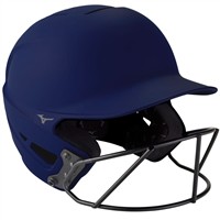 Mizuno F6 Solid Fastpitch Softball Batting Helmet, Navy