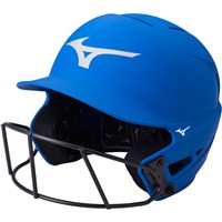 Mizuno F6 Solid Fastpitch Softball Batting Helmet, Royal