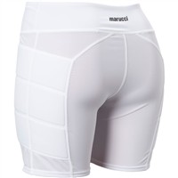 Marucci Women's Padded Fastpitch Softball Sliding Short, White