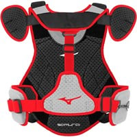 Mizuno Adult Samurai Catcher's Set, Black/Red