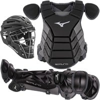 Mizuno Intermediate Samurai Catcher's Set, Black/Grey