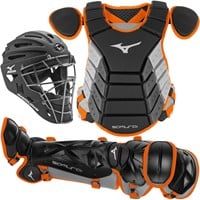 Mizuno Intermediate Samurai Catcher's Set, Black/Orange
