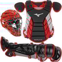 Mizuno Intermediate Samurai Catcher's Set, Black/Red