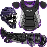 Mizuno Intermediate Samurai Catcher's Set, Black/Purple