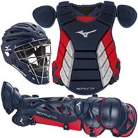 Mizuno Intermediate Samurai Catcher's Set, Navy/Red