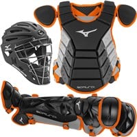 Mizuno Youth Samurai Catcher's Set, Black/Orange
