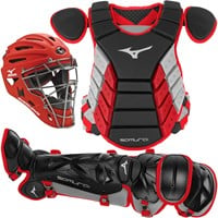 Mizuno Youth Samurai Catcher's Set, Black/Red