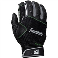 Franklin Youth MLB 2nd-Skinz Batting Glove, Black