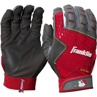 Franklin Youth MLB 2nd-Skinz Batting Glove, Navy/White