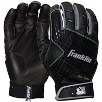 Franklin Youth MLB 2nd-Skinz Batting Glove, Black