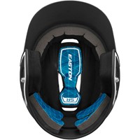 Easton Z5 2.0 Matte Two-Tone Batting Helmet, Black/White