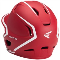 Easton Z5 2.0 Matte Two-Tone Batting Helmet, Red/White