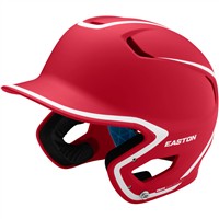 Easton Z5 2.0 Matte Two-Tone Batting Helmet, Red/White