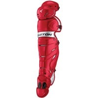 Easton Adult Elite X Catcher's Set, Red/Silver