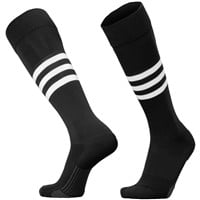 TCK Dugout Series OTC Baseball and Softball Socks, Black/White
